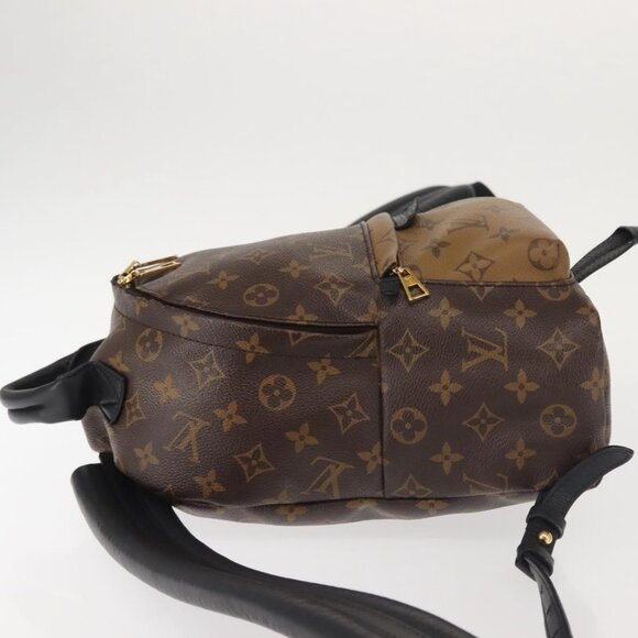 LOUIS VUITTON Monogram Reverse Palm Springs PM Backpack M44870 LV Auth BA5723 - Picture 4 of 16